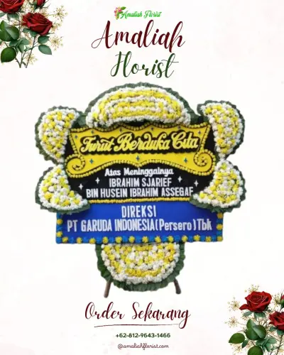Papan Bunga Duka di Prigi