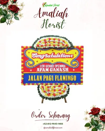 Bunga Papan Congratulation di Prigi